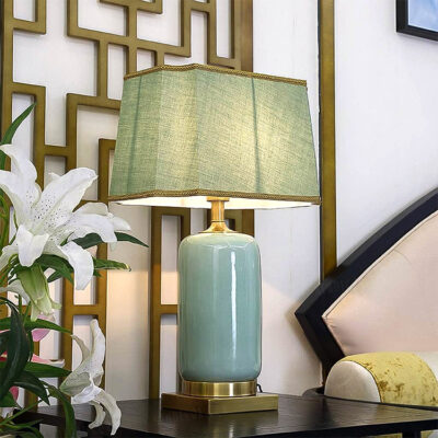 Đèn bàn gốm trang trí 76503