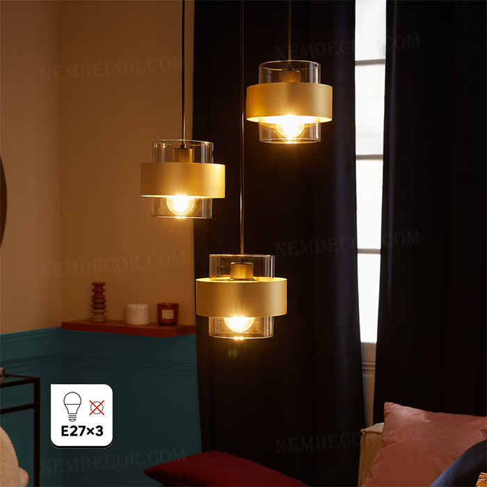 Đèn thả thủy tinh trang trí 83651 - Image 3