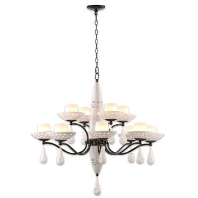 Đèn chùm nến 10 tay hiện đại VR1110