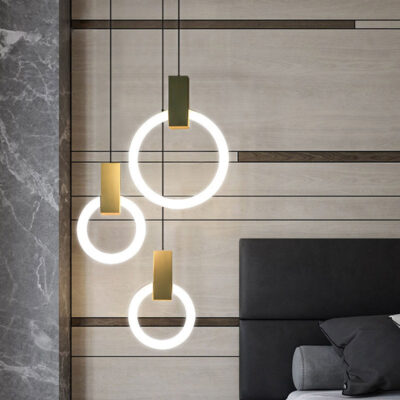 Đèn trang trí thả trần LED 3 màu THCN 245 - Image 5
