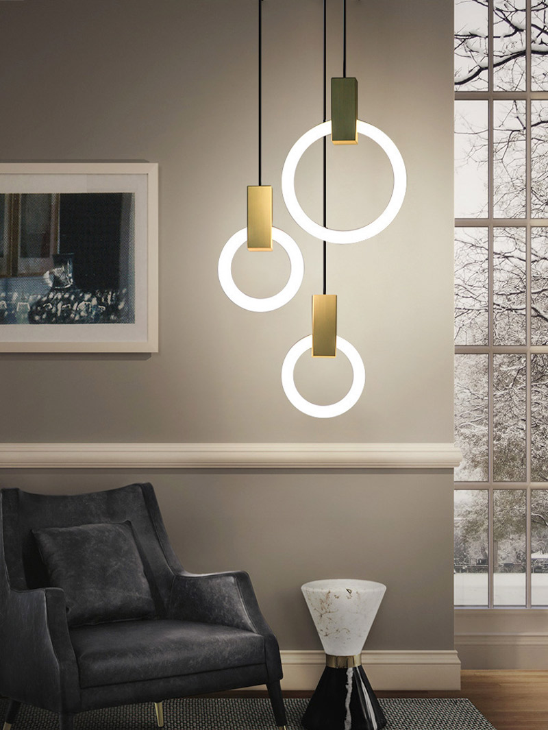 Đèn trang trí thả trần LED 3 màu THCN 245 - Image 3