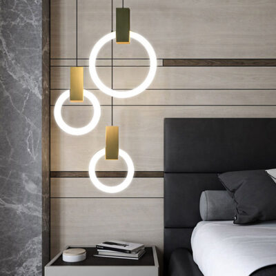 Đèn trang trí thả trần LED 3 màu THCN 245 - Image 2