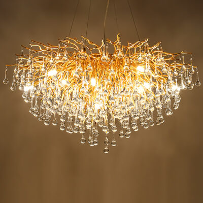 Đèn chùm pha lê thả trần trang trí giọt nước TH 8101 - Image 5
