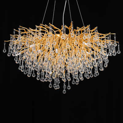Đèn chùm pha lê thả trần trang trí giọt nước TH 8101 - Image 3