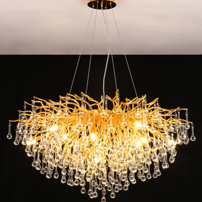 Đèn chùm pha lê thả trần trang trí giọt nước TH 8101 - Image 2
