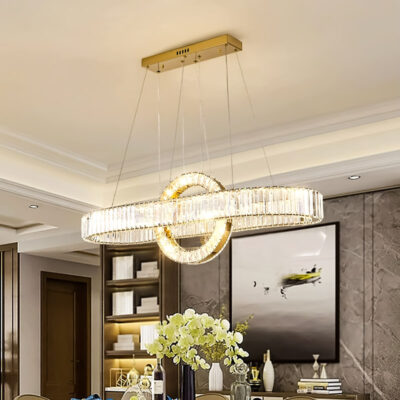 Đèn chùm thả trần pha lê phong cách Tân Cổ Điển TH 820-22 - Image 4