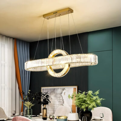 Đèn chùm thả trần pha lê phong cách Tân Cổ Điển TH 820-22 - Image 2