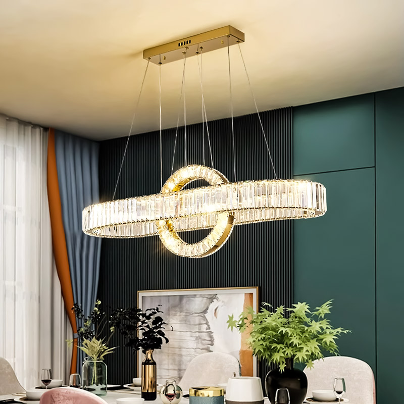 Đèn chùm thả trần pha lê phong cách Tân Cổ Điển TH 820-22 - Image 2