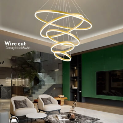 Đèn chùm thả trần, đèn thông tầng Hiện Đại TH 828A-18 - Image 4