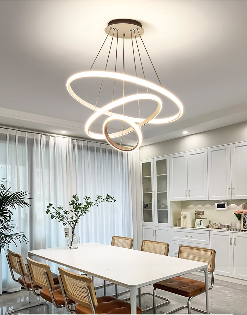 Đèn thả trần trang trí Hiện Đại LED chế độ 3 màu TH 861-19 / TH 862-19 - Image 5