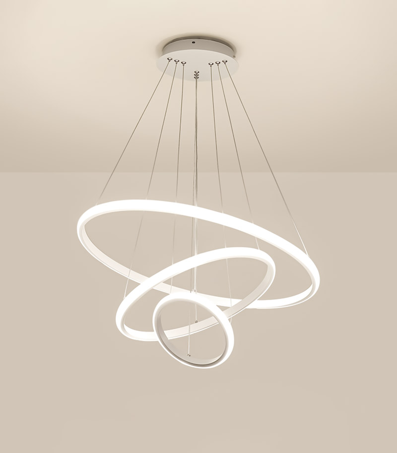 Đèn thả trần trang trí Hiện Đại LED chế độ 3 màu TH 861-19 / TH 862-19