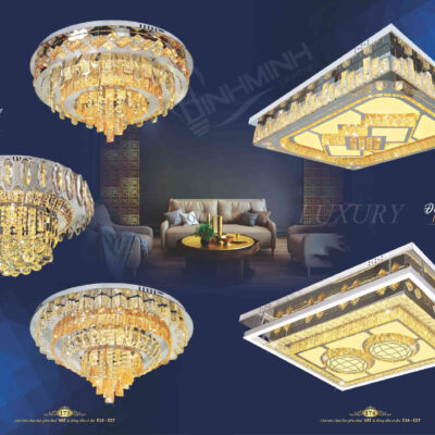 Đèn ốp trần pha lê E6-14 - Image 2