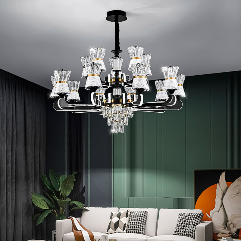 Đèn chùm pha lê phong cách Tân cổ điển CNQT306 - Image 5