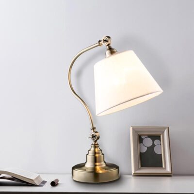 Đèn để bàn trang trí khung đồng xi DB-S7280 - Image 4