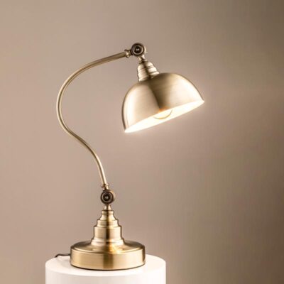 Đèn để bàn trang trí khung đồng xi DB-S7280 - Image 2