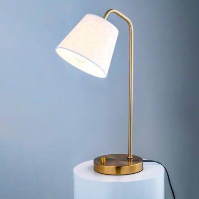 Đèn trang trí để bàn khung hợp kim xi đồng cao cấp DB02 - Image 2