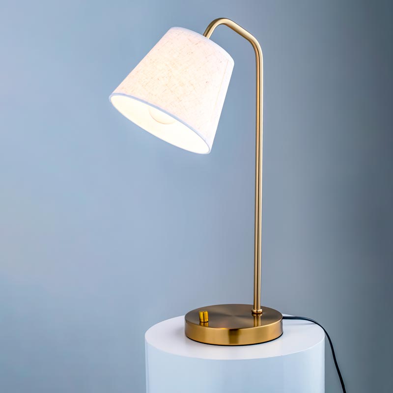 Đèn trang trí để bàn khung hợp kim xi đồng cao cấp DB02 - Image 2