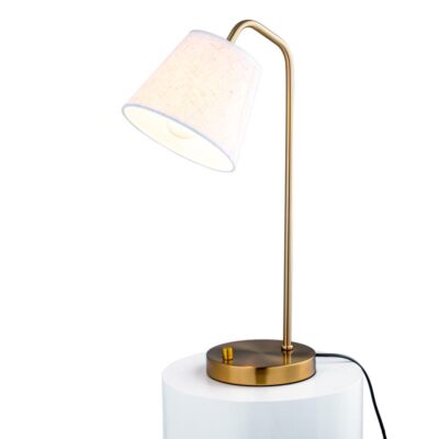 Đèn trang trí để bàn khung hợp kim xi đồng cao cấp DB02