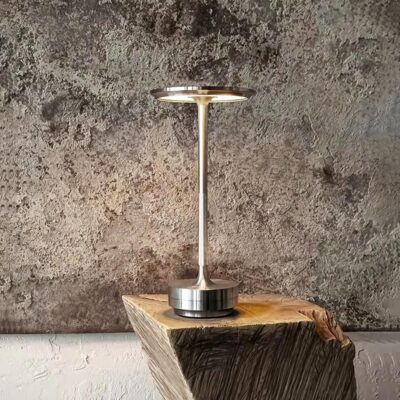 Đèn trang trí để bàn Hiện đại 2 màu Bạc-Đen DB04 - Image 4