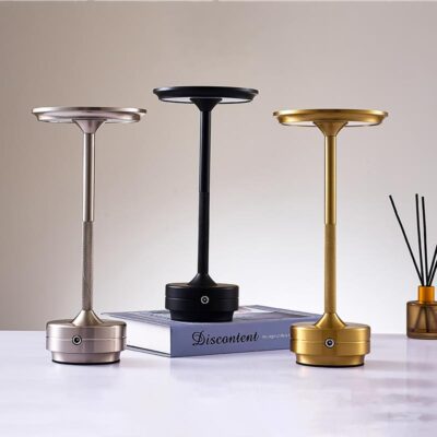 Đèn trang trí để bàn Hiện đại 2 màu Bạc-Đen DB04 - Image 5