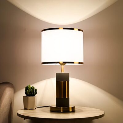 Đèn trang trí để bàn Hiện đại DB3068 Trắng/Đen - Image 6