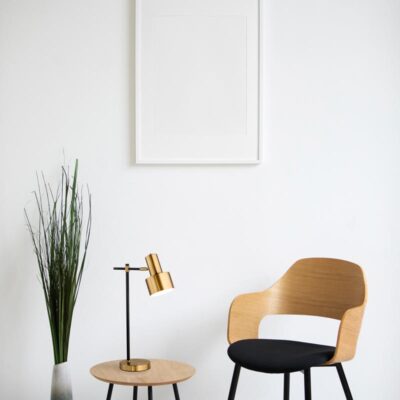 Đèn trang trí để bàn khung xi đồng DB50319 - Image 3