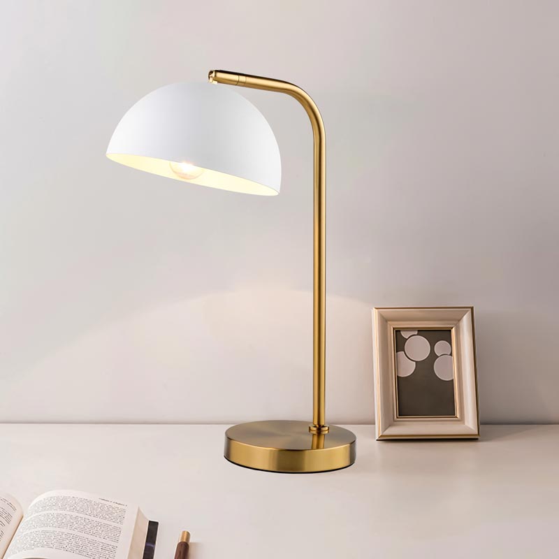 Đèn trang trí để bàn khung xi vàng đồng cao cấp DB557 - Image 2