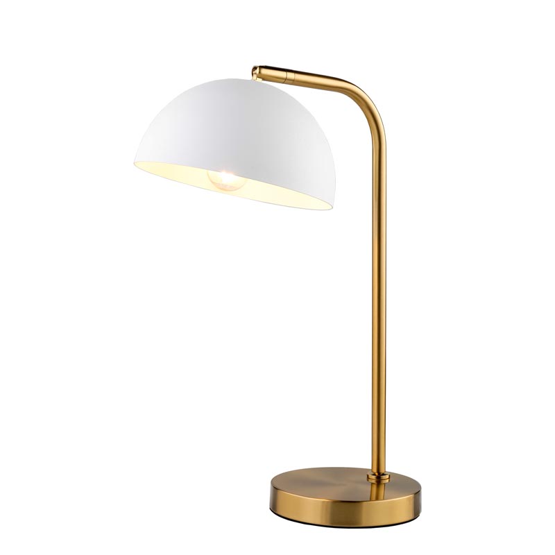 Đèn trang trí để bàn khung xi vàng đồng cao cấp DB557