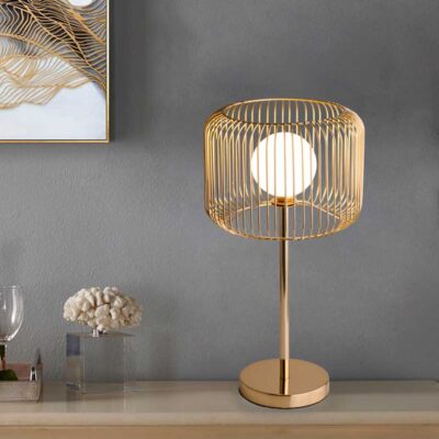 Đèn để bàn trang trí xi đồng DB573 - Image 3