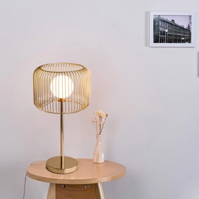 Đèn để bàn trang trí xi đồng DB573 - Image 4