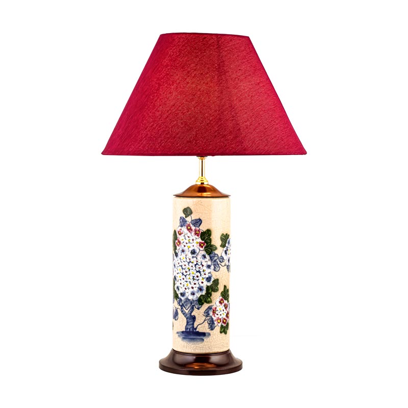 Đèn trang trí hoa văn thủ công để bàn DB9518