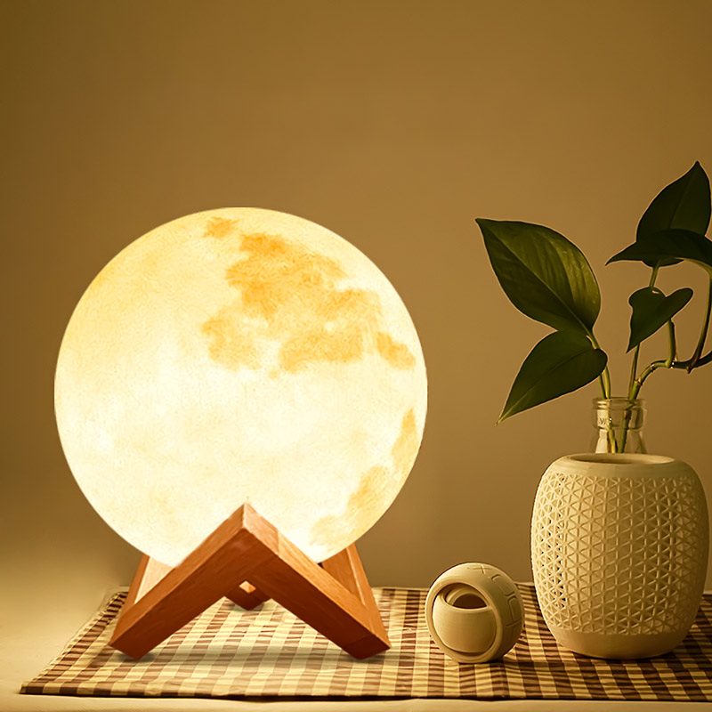 Đèn LED cảm ứng 3 chế độ trang trí để bàn DBK02/1G – Xi vàng cao cấp - Image 3