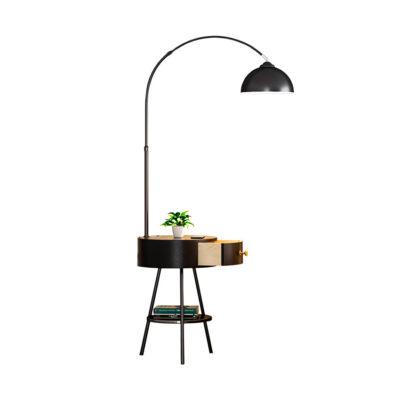 Đèn cây đứng trang trí phòng khách DC 727 - Sạc không dây & Sạc USB