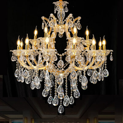 Đèn chùm pha lê thả trần phong cách Cổ điển hoàng gia DC81156 - Image 2