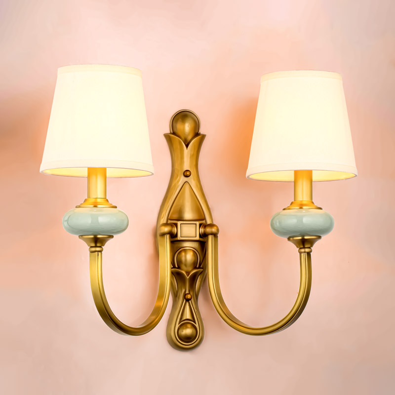 Đèn gắn tường bằng đồng trang trí cao cấp GT801-2A - Image 2