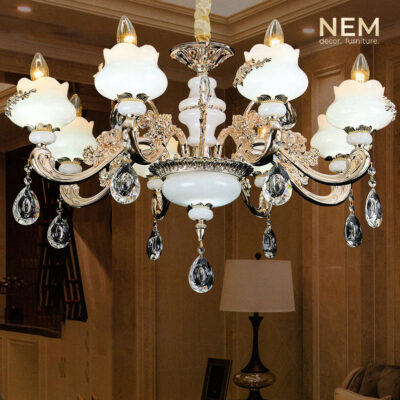 Đèn chùm nến cổ điển E1-107-8 - Image 2
