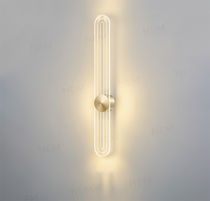 Đèn hắt tường trang trí hiện đại GT3054 (vàng) - Image 3