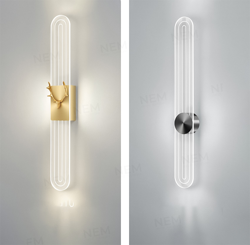 Đèn hắt tường trang trí hiện đại GT3054 (đen) - Image 2