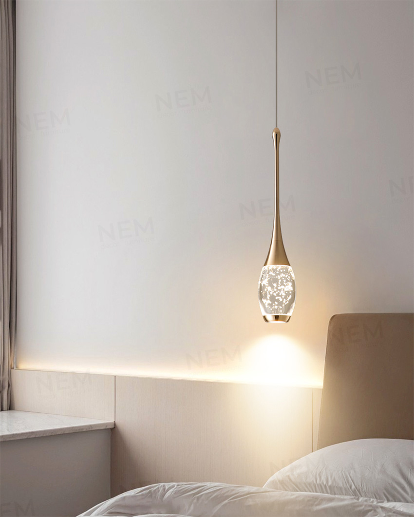 Đèn thả trang trí ống pha lê cao cấp T6233