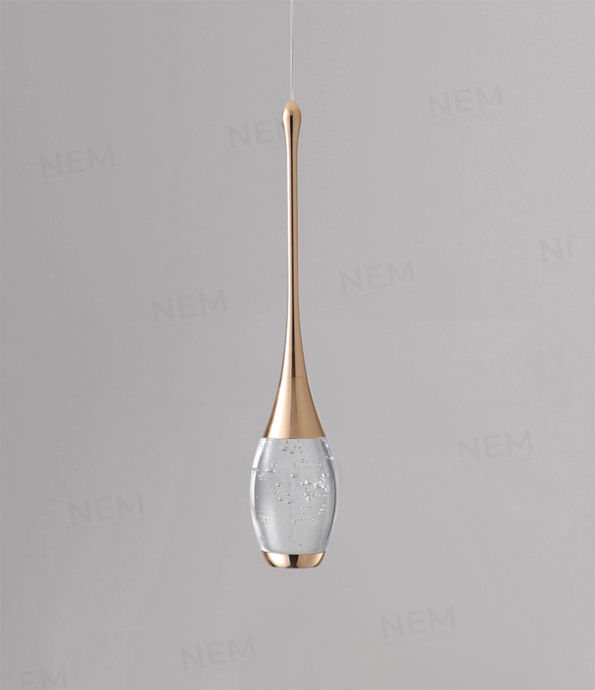 Đèn thả trang trí ống pha lê cao cấp T6233 - Image 6