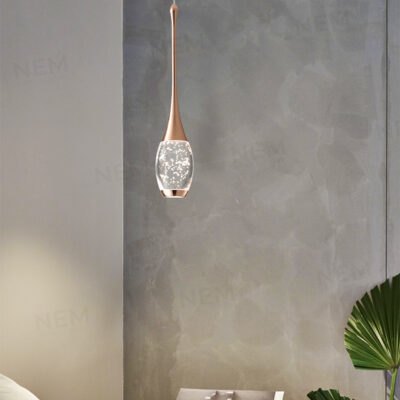 Đèn thả trang trí ống pha lê cao cấp T6233 - Image 3