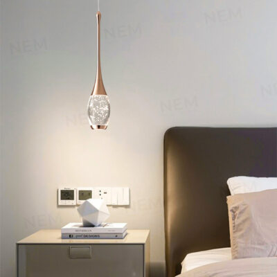 Đèn thả trang trí ống pha lê cao cấp T6233 - Image 2