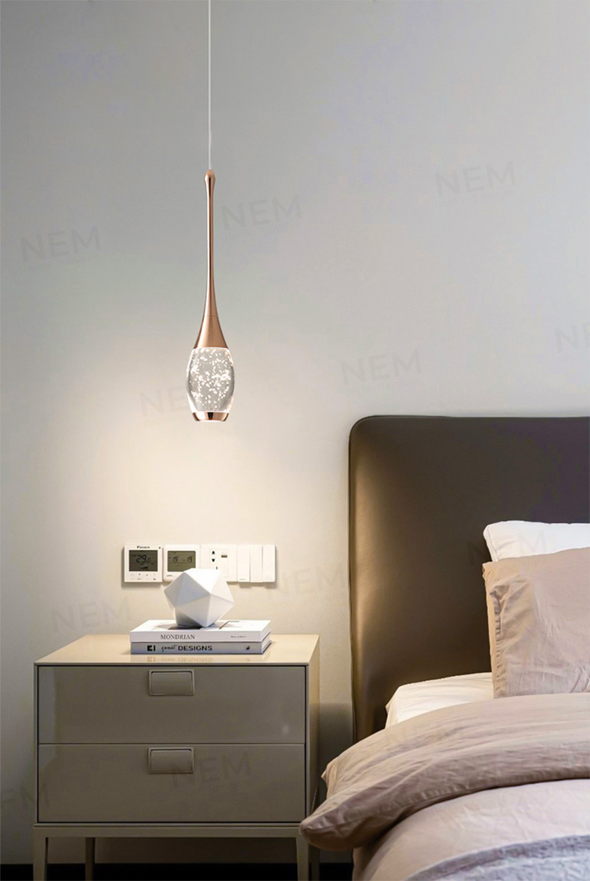Đèn thả trang trí ống pha lê cao cấp T6233 - Image 2