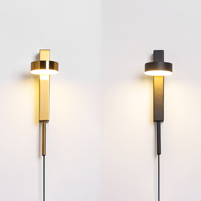 Đèn LED gắn tường trang trí phong cách tối giản W2201S/BK - Image 8