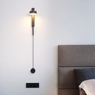 Đèn LED gắn tường trang trí phong cách tối giản W2201S/BK - Image 6
