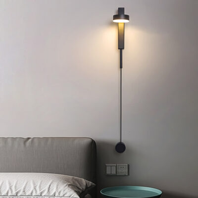 Đèn LED gắn tường trang trí phong cách tối giản W2201S/BK - Image 7