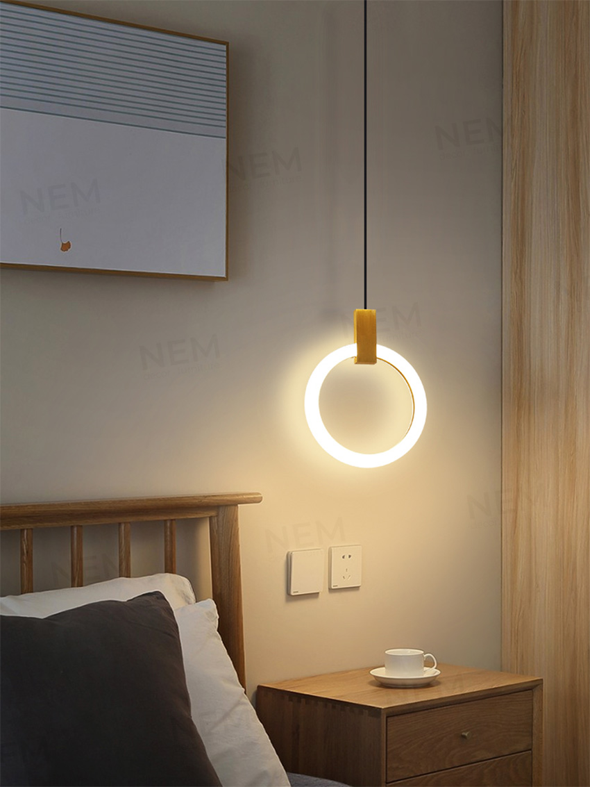 Đèn thả LED trang trí thân vàng cao cấp THD7045 - Image 3