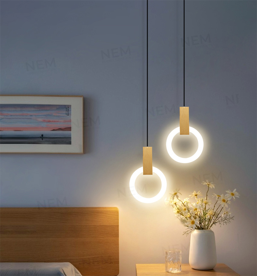 Đèn thả LED trang trí thân vàng cao cấp THD7045 - Image 2