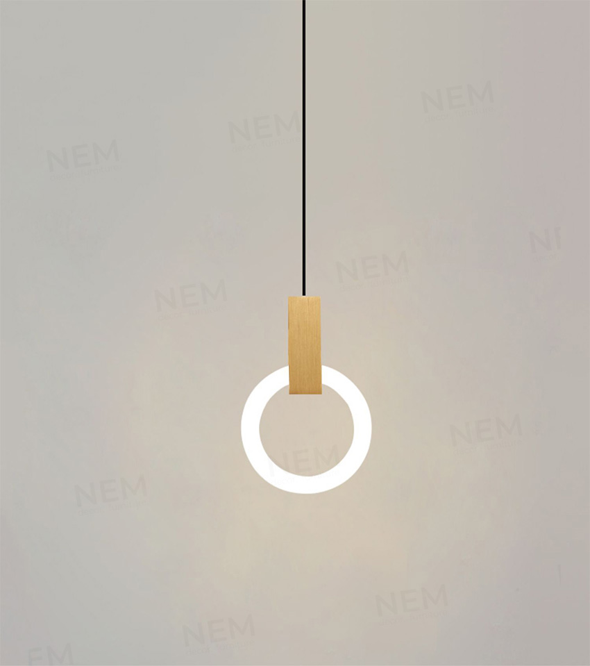 Đèn thả LED trang trí thân vàng cao cấp THD7045 - Image 5