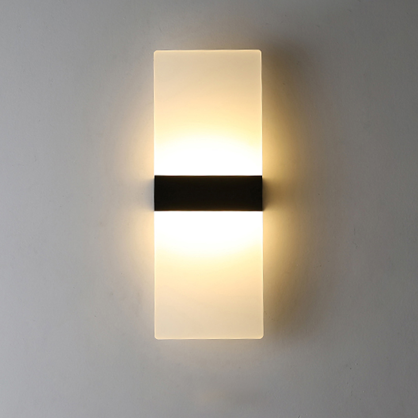 Đèn tường LED hiện đại GT342 (đen)